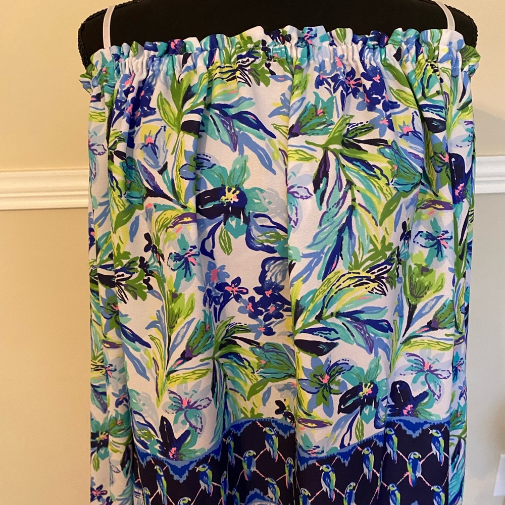 Lilly Pulitzer Lou Lou Floral Flutter Top - Size Large - Picture 4 of 9